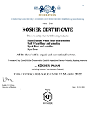 Kosher-Zertifikat Farina – EN (pdf)