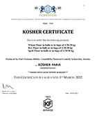 Kosher-Zertifikat Fini´s Feinstes