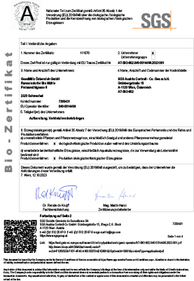 SGS Bio-Zertifikat Rannersdorfer Bio - DE (pdf)