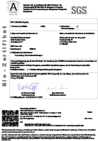SGS Bio-Zertifikat Fini´s Feinstes Mühle